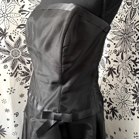 Dessy Collection Black Dress SZ 12 - Picture 3 of 6